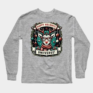 Festive Rudolph Greetings - Christmas in Style Long Sleeve T-Shirt